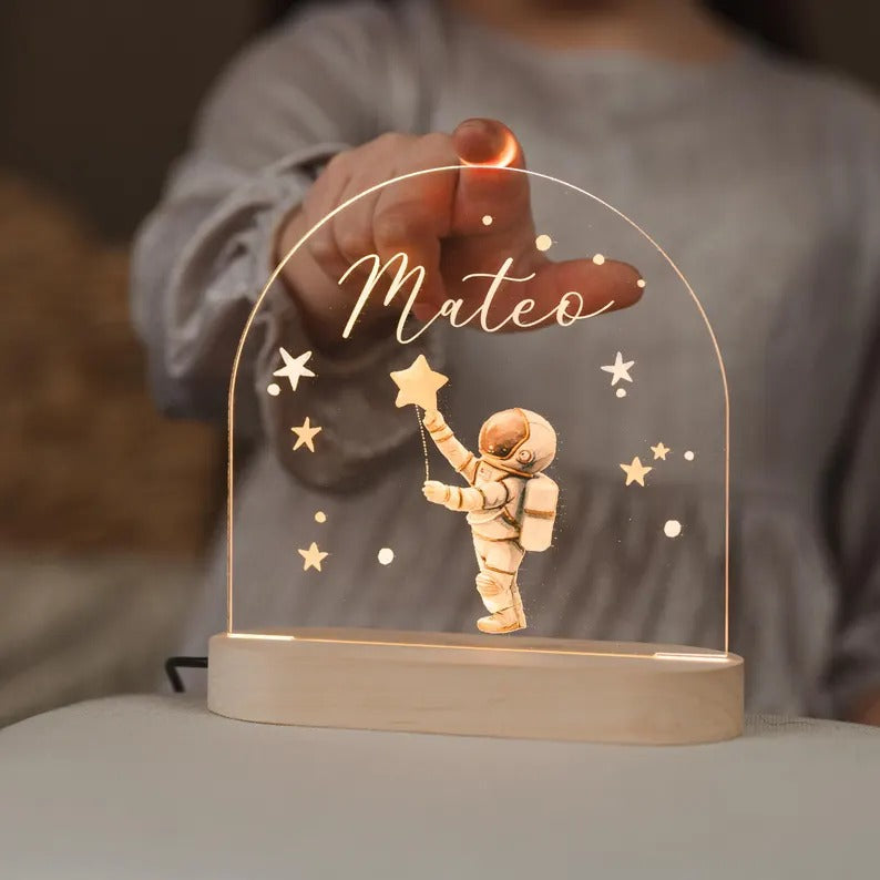 İsimli Bebek Uyku Lambası👶